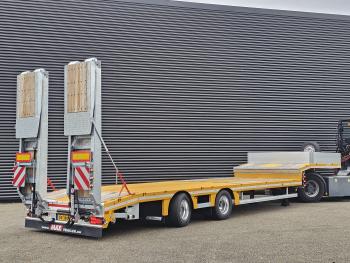 MAX trailer 100-N-2-8.60-U / 2 AXLE SEMI / HYDR RAMPEN / NEW!